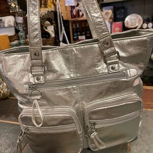 Awesome silver bag! Excellent condition